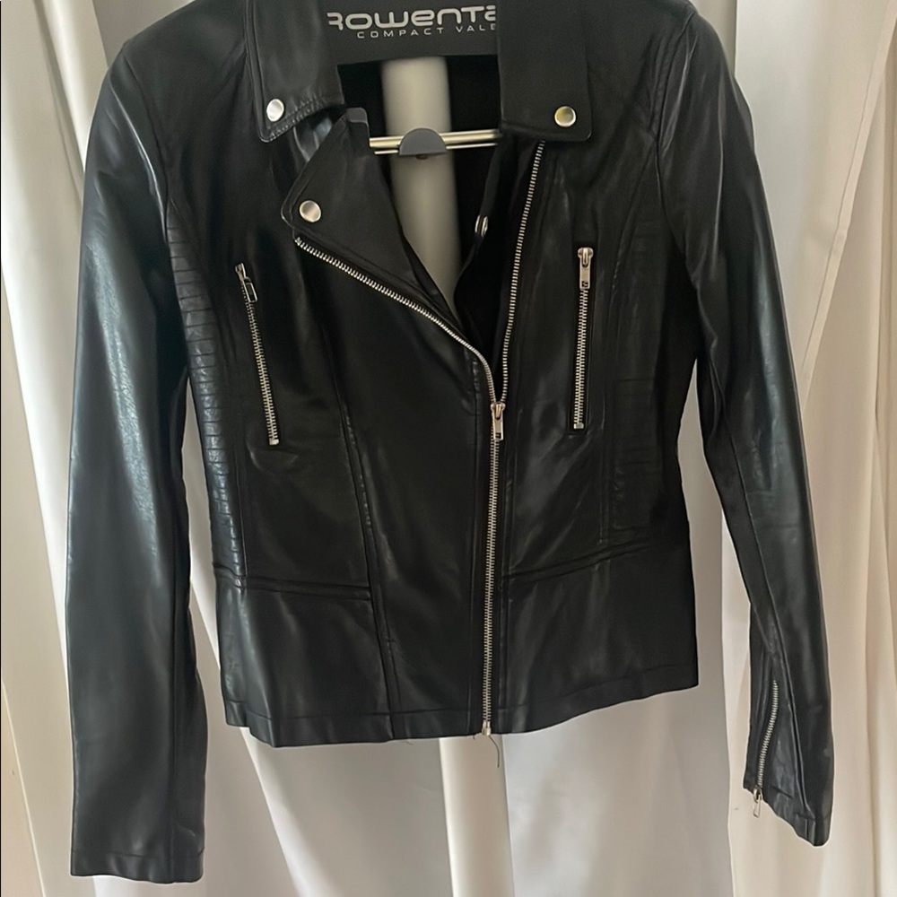 Forever 21 Black Leather Moto Jacket